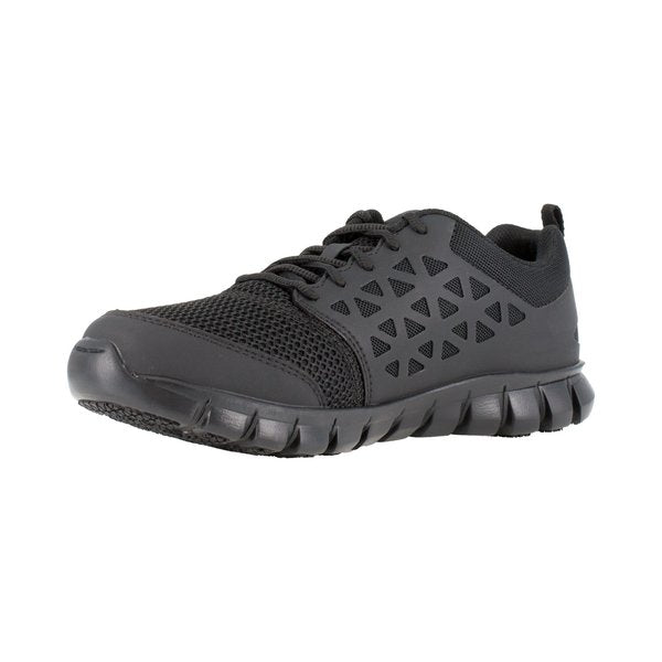 Mens Black Soft Toe Athlet Work Shoes, PR