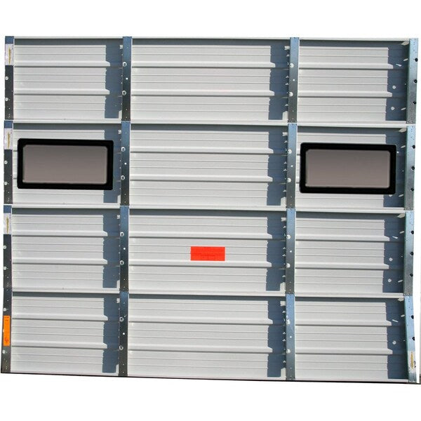 Dock Door, Embossed Wht Stl, Painted Acryl