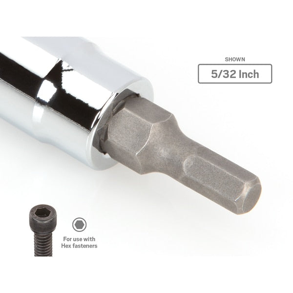 5/16 in Tip, Hex Bit Socket 1/4 Inch Drive x 5/16 Inc, SAE 1/4 in. Drive