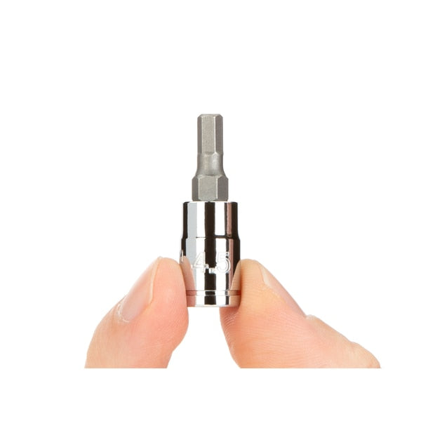 4.5 mm Tip, Hex Bit Socket 1/4 Inch Drive x 4.5 mm, Metric 1/4 in. Drive