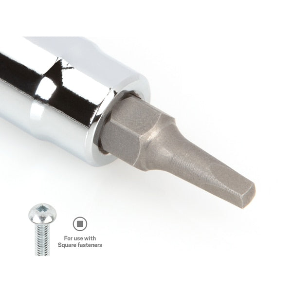 S1 Tip, Square Bit Socket 1/4 Inch Drive x #1, 1/4 in. Drive