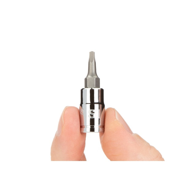 S1 Tip, Square Bit Socket 1/4 Inch Drive x #1, 1/4 in. Drive