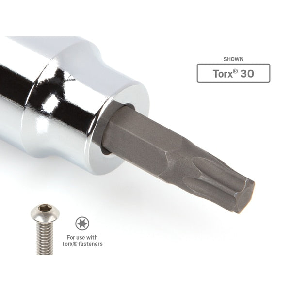 T10 Tip, Star Bit Socket 3/8 Inch Drive x T10 Tor, Torx 3/8 in. Drive