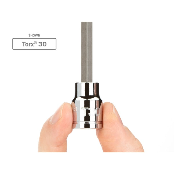 3/8 Inch Drive x T27 Long Torx Bit Socket