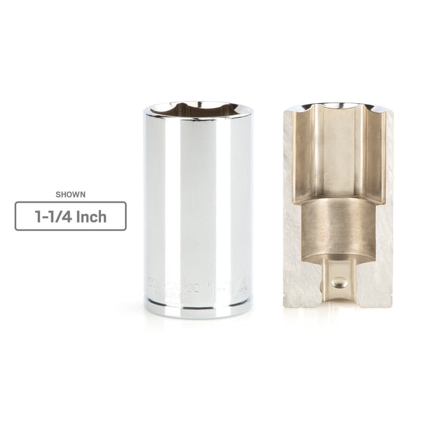 1/2 Inch Drive x 1-3/16 Inch Deep 6-Point Socket