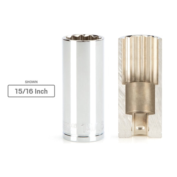 1/2 Inch Drive x 11/16 Inch Deep 12-Point Socket