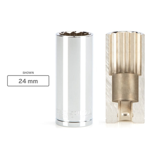 1/2 Inch Drive x 10 mm Deep 12-Point Socket