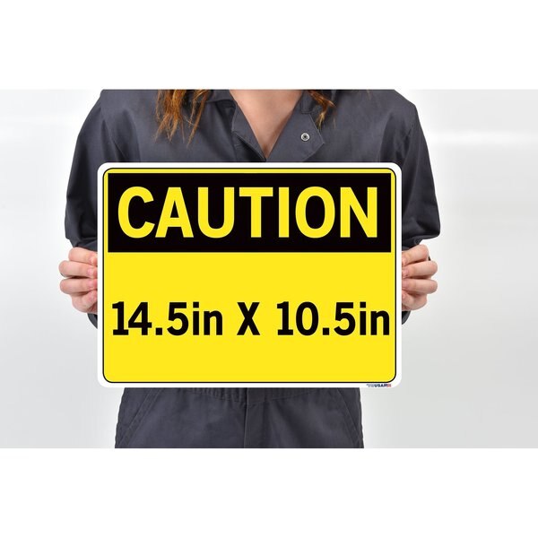 Vinyl Label Sign, 10-1/2