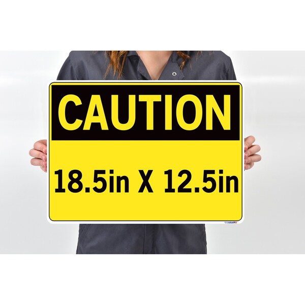 Vinyl Label Sign, 18-1/2