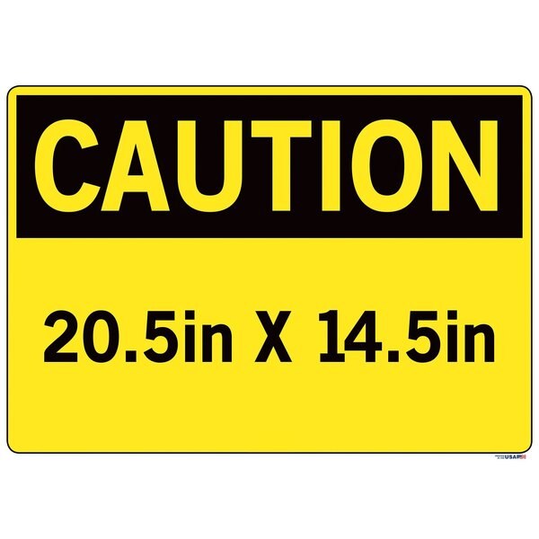 Vinyl Label Sign, 20-1/2