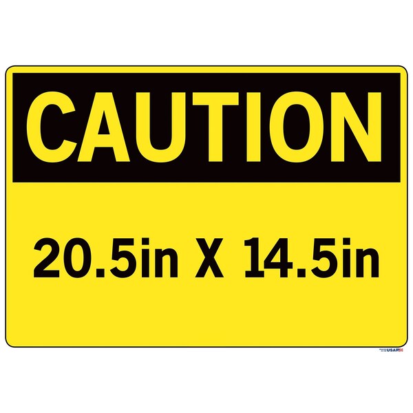 Vinyl Label Sign, 14-1/2