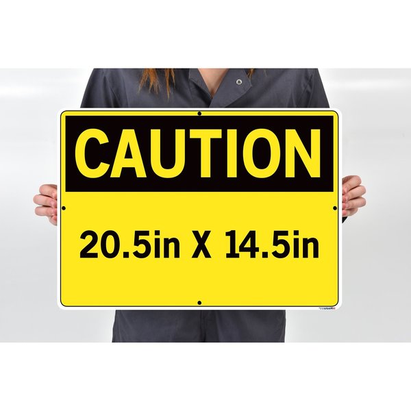 Aluminum Composite Sign, 14-1/2