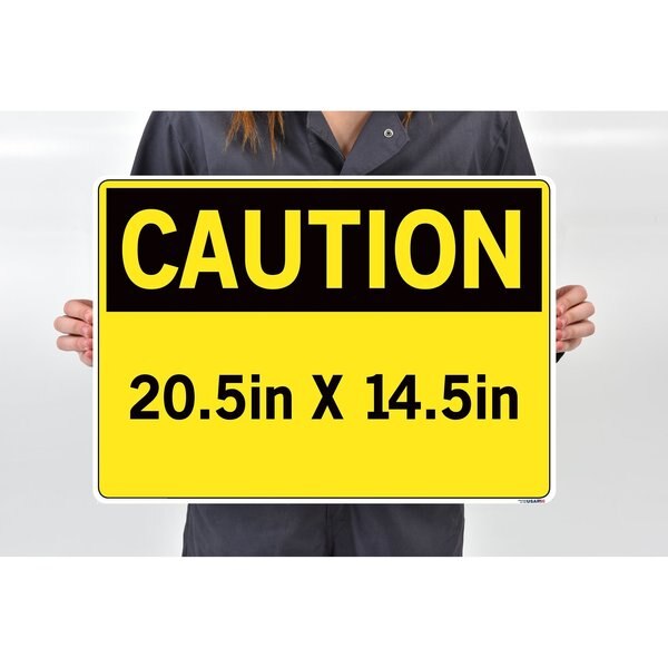 Vinyl Label Sign, 14-1/2