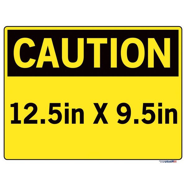 Vinyl Label Sign, 9-1/2