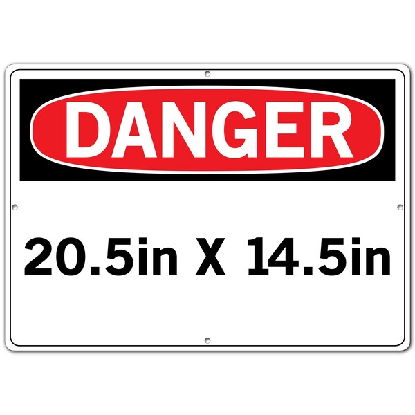 Aluminum Composite Sign, 14-1/2