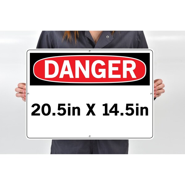 Aluminum Composite Sign, 14-1/2