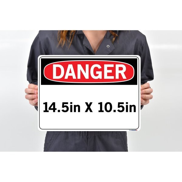 Vinyl Label Sign, 10-1/2