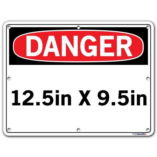 Sign, Danger, 12.5x9.5