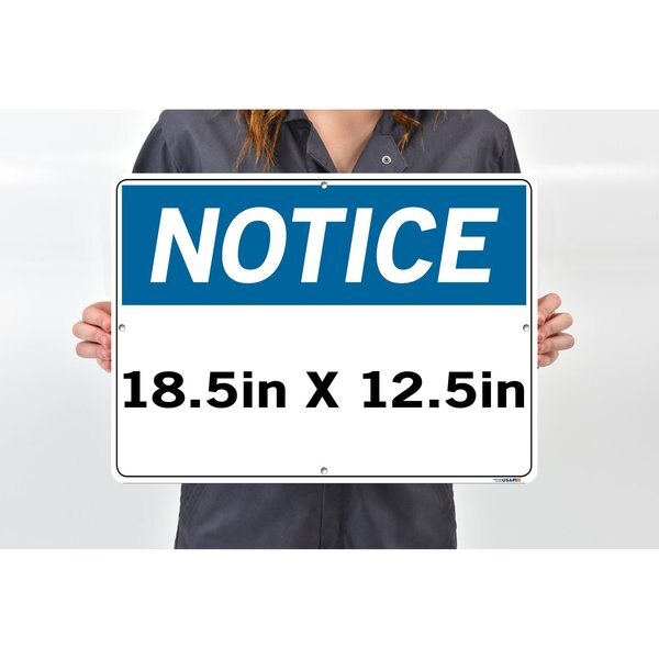 Aluminum Composite Sign, 12-1/2