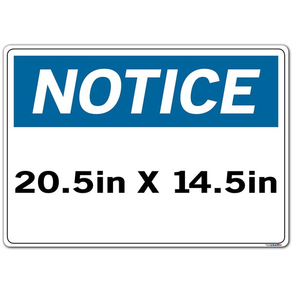 Vinyl Label Sign, 14-1/2