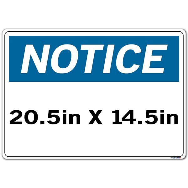 Vinyl Label Sign, 14-1/2