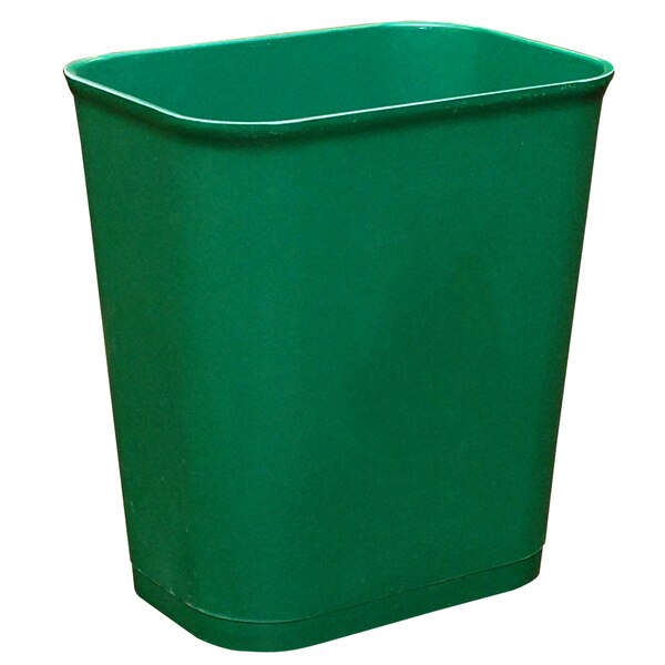 14 qt. Trash Can, Green