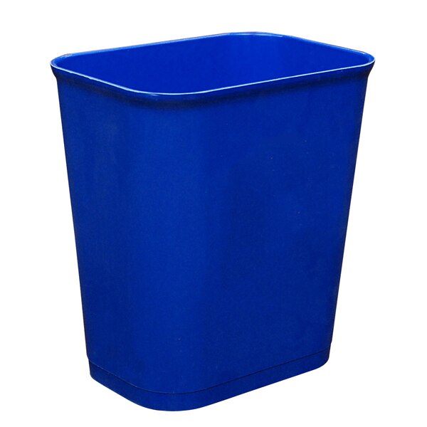 14 qt. Trash Can, Blue