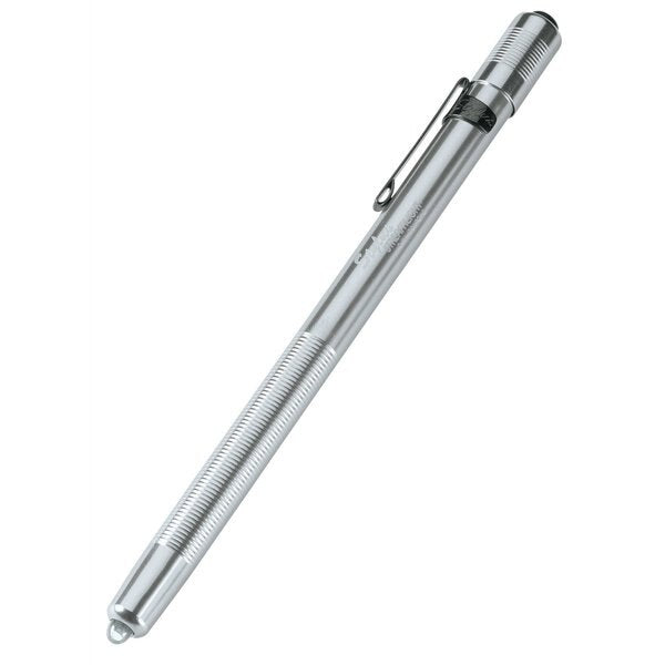 Stylus LED 3Cell Silver Light W/Whte Led
