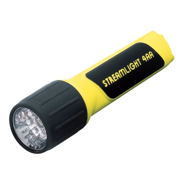 Propolymer Led Yellow Flashlight W/ White Led, 4Aa