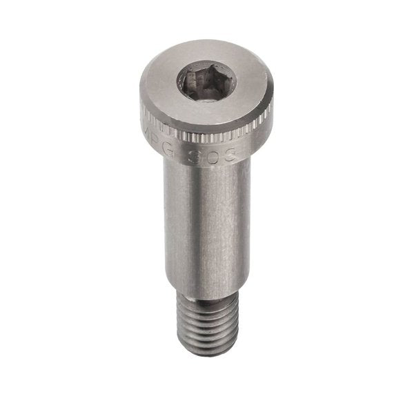 Shoulder Screw, 3A Thr Sz, 5/8 Thr Lg, 1-1/4 in Shoulder Lg, 18-8 Stainless Steel