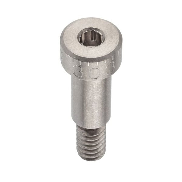 Shoulder Screw, 3A Thr Sz, 3/8 Thr Lg, 1/2 in Shoulder Lg, 18-8 Stainless Steel
