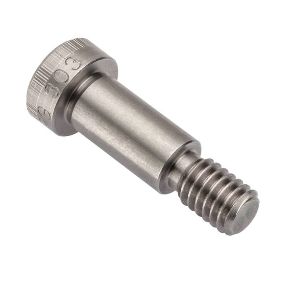 Shoulder Screw, 3A Thr Sz, 1/2 Thr Lg, 3/4 in Shoulder Lg, 18-8 Stainless Steel