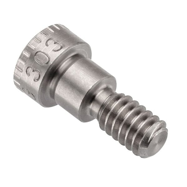 Shoulder Screw, 3A Thr Sz, 7/16 Thr Lg, 1/4 in Shoulder Lg, 18-8 Stainless Steel