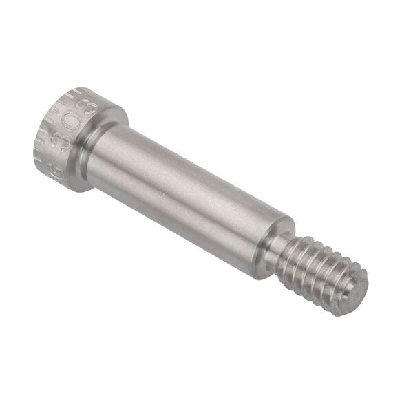 Shoulder Screw, 3A Thr Sz, 7/16 Thr Lg, 1 in Shoulder Lg, 18-8 Stainless Steel