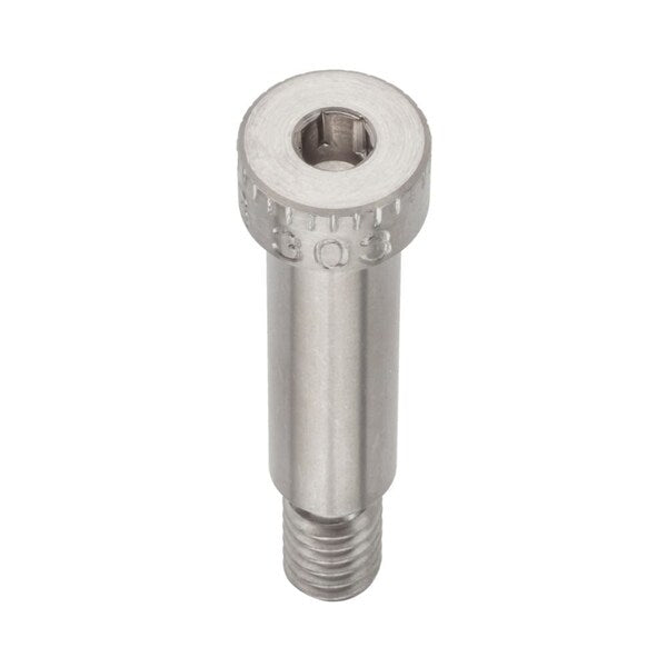 Shoulder Screw, 3A Thr Sz, 7/16 Thr Lg, 1 in Shoulder Lg, 18-8 Stainless Steel