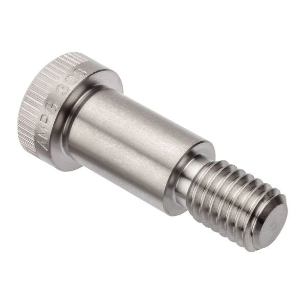 Shoulder Screw, 3A Thr Sz, 3/4 Thr Lg, 1 in Shoulder Lg, 18-8 Stainless Steel