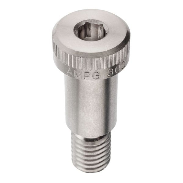 Shoulder Screw, 3A Thr Sz, 3/4 Thr Lg, 1 in Shoulder Lg, 18-8 Stainless Steel
