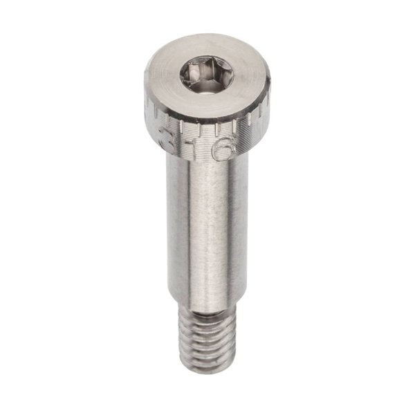 Shoulder Screw, 3A Thr Sz, 3/8 Thr Lg, 3/4 in Shoulder Lg, 316 Stainless Steel