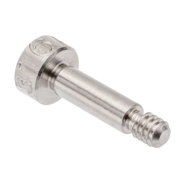 Shoulder Screw, 3A Thr Sz, 3/16 Thr Lg, 3/8 in Shoulder Lg, 316 Stainless Steel