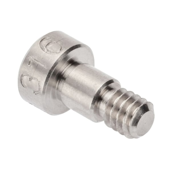 Shoulder Screw, 3A Thr Sz, 3/16 Thr Lg, 3/16 in Shoulder Lg, 316 Stainless Steel