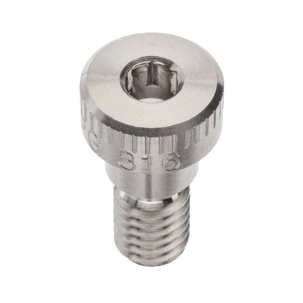 Shoulder Screw, 3A Thr Sz, 1/2 Thr Lg, 1/4 in Shoulder Lg, 316 Stainless Steel