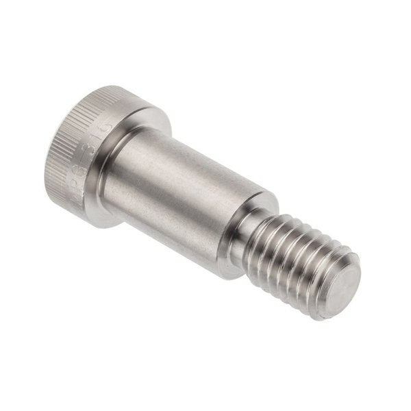 Shoulder Screw, 3A Thr Sz, 3/4 Thr Lg, 1 in Shoulder Lg, 316 Stainless Steel