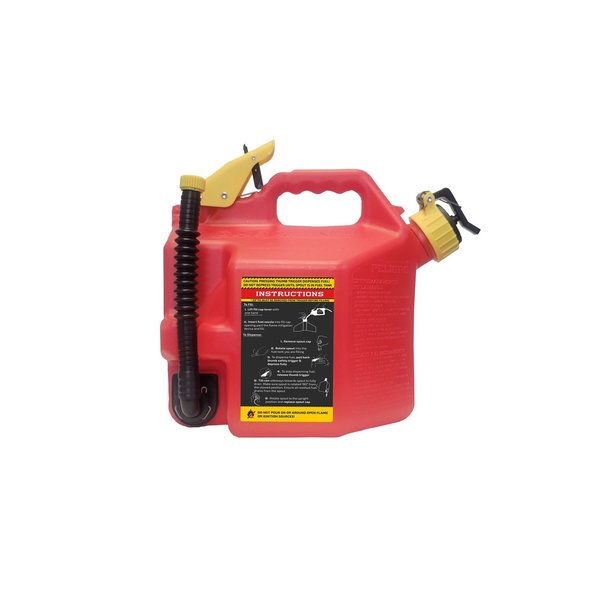 2.2 gal Red HDPE Type II Safety Gas Can