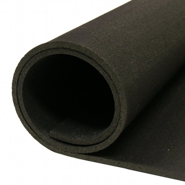 Treadmill Mat - 3/16 in. x 4 ft. x 6.5 ft. - Black