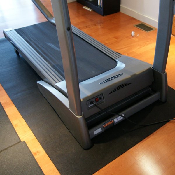 Treadmill Mat - 3/16 in. x 4 ft. x 6.5 ft. - Black