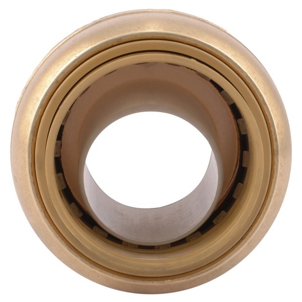 DZR Brass Coupling, 1 in Tube Size