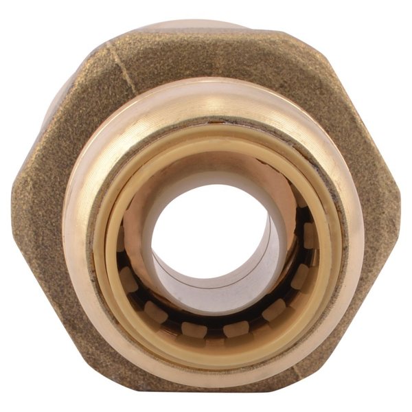 DZR Brass Female Reducing Adapter, 1/2 in Tube Size