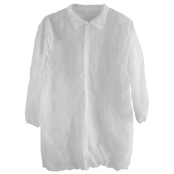 Lab Coat, Cool Wear, White Larg, PK30