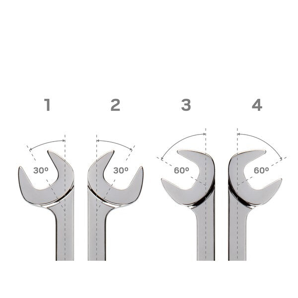 7 mm Angle Head Open End Wrench