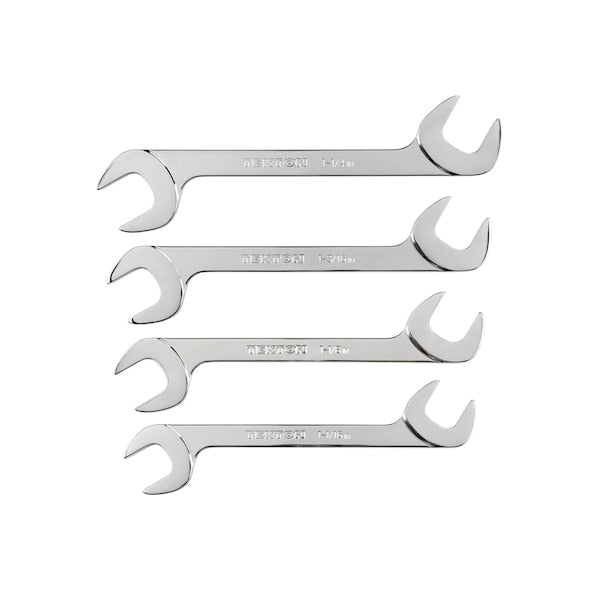 Angle Head Open End Wrench Set, 4-Piece (1-1/16 - 1-1/4 in.)